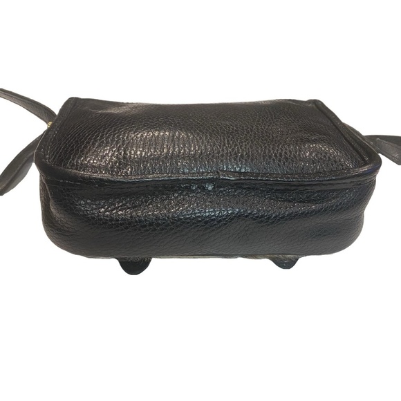 HOLT RENFREW Italian Leather Pony Hair Crossbody Bag Vintage Y2K Small - Picture 6 of 16